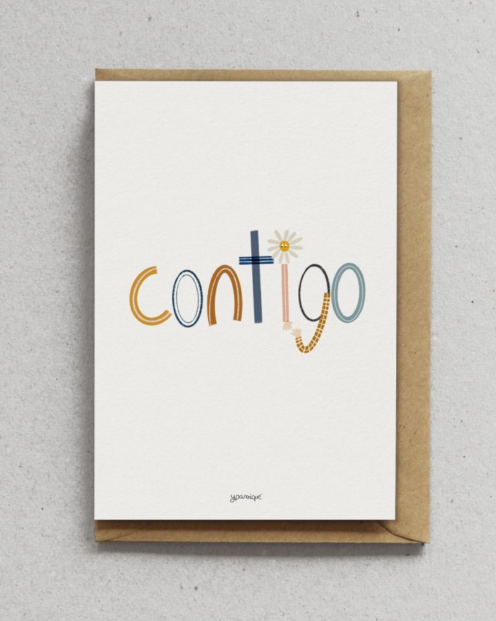 Tarjeta palabra contigo
